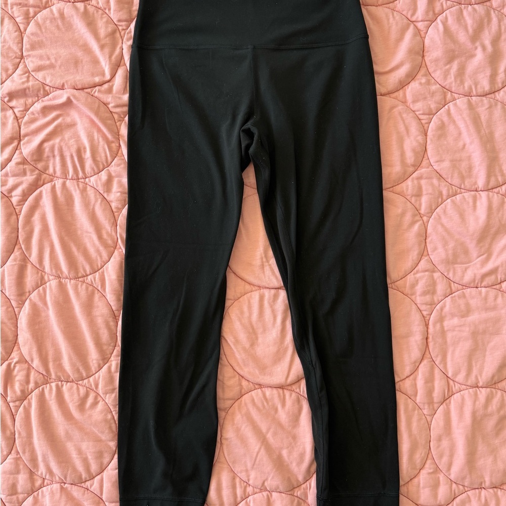 lululemon athletica Black Align high rise crop 23”